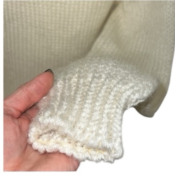 Lady Van Heusen Chunky Bobble Stitch Embroidered Floral Cottagecore Sweater VTG - Picture 13 of 17